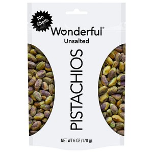 Wonderful No Shell Unsalted Pistachios - 6oz - 1 of 4