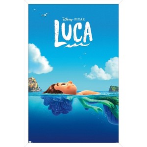 Trends International Disney Pixar Luca - Teaser Framed Wall Poster Prints - 1 of 4