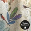 Americanflat 71x74 Floral Shower Curtain - 100% Polyester Shower Curtain, Water-Resistant Bath Curtain with Metal Grommets and 12 Shower Curtain Hooks - 3 of 4