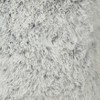 White Juneau Two-Tone Faux Fur Throw Pillow (18") - Saro Lifestyle: Contemporary Square Design, Removable Cover, Indoor Use - 3 of 3