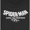 Juniors Womens Spider-Man: Across the Spider-Verse Movie Logo White T-Shirt - 2 of 4