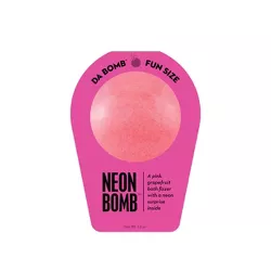 Da Bomb Bath Fizzers Neon Pink Bath Bomb - 3.5oz