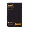 Rhodia Slim Staplebound Notebook - Graph 24 sheets - 3 x 4 3/4 - Black cover - 3 of 3
