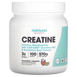 Nutricost Women, Creatine, Strawberry Lemonade, 1.3 lb (570 g) - 1 of 2
