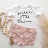 The Juniper Shop Sweet Little Blessing Baby Bodysuit - 18mo - White - 2 of 2