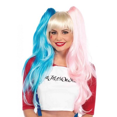 Leg Avenue Deviant Doll Wig With Clip On Pony Tails O/S Multicolor