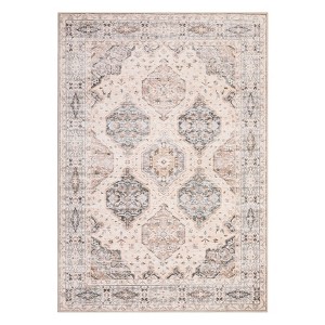 coucheta Vintage Irregular PatternRunner Rug Non Skid Washable Ultra-Thin Long Carpet for Indoor Bedroom Entryway Office Kitchen - 1 of 4