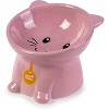 Nice Paws Tilted Cat Bowl - Pink - 2 of 3