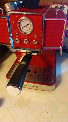 Galanz Americas Retro Pump Expresso Machine-red : Target