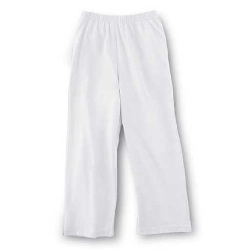 Women's Mid-Rise Straight Leg Sweatpants - Universal Thread™ White XL
