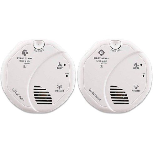 First Alert 2pk Hardwired Smoke Alarm Wireless Interconnect Target