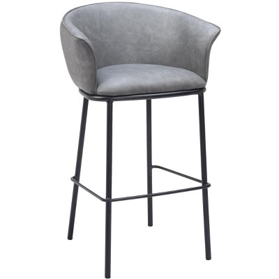 Zuo Garston Barstool Gray