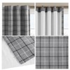 DSVIMOY Curtain Panels, Plaid Rod Pocket and Back Tab Curtain Panel with Lining for Living Room, Bedroom, Multicolor, 84"*50"*0.13" - 4 of 4