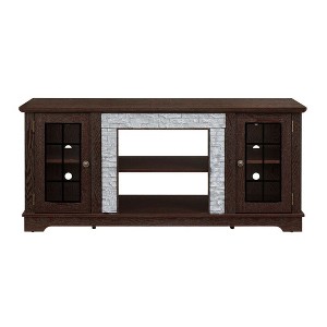 Resenkos 58-Inch Modern TV Stand, 2-Door Faux Stone Media Console & Entertainment Center for Living Room, - 1 of 4
