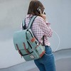 Vintage Laptop Backpack with USB Charging Port, Slim Tear Resistant Business Backpack - 2 of 4
