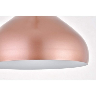 Honey Gold Aluminum Modern Pendant Light