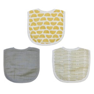 Neat Solutions Muslin Infant Bib Set - Neutral- 3pk - 1 of 4
