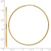 Black Bow Jewelry 1.25mm, 14k Yellow Gold Endless Hoop Earrings, 54mm (2 1/8 Inch) - 3 of 4