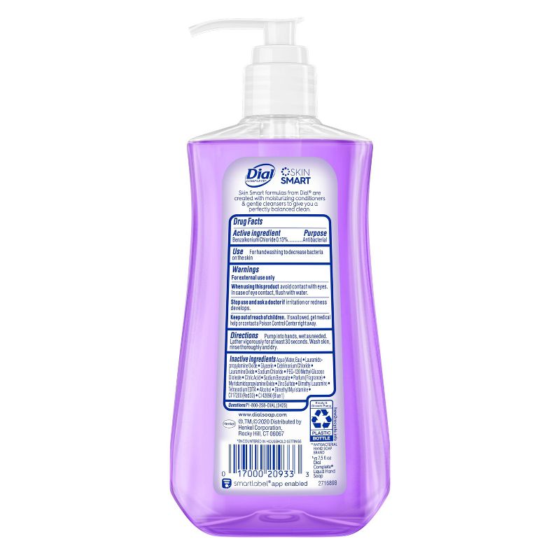 Dial Antibacterial Lavender &#38; Jasmine Liquid Hand Soap - 11 fl oz, 2 of 5