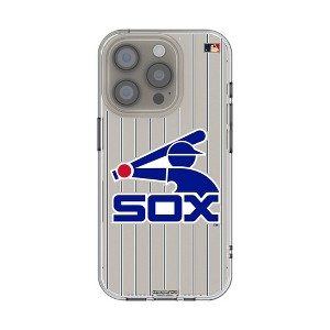 MLB Cooperstown Central Teams Pinstripe Clear Cell Phone Case for Apple iPhone - 1 of 4