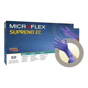 Supreno EC Disposable Nitrile Exam Glove Extended Cuff Length X-LARGE SEC-375-XL 50 per Box
