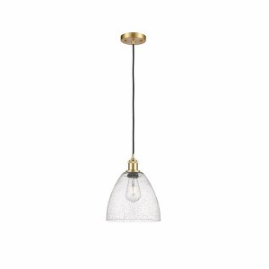 Bristol Glass - 1 Light Mini Pendant In Industrial Style-13.25 Inches Tall and 9 Inches Wide - 1 of 1