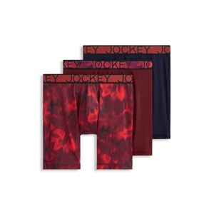 Jockey Men's Active Microfiber 9" Long Leg Boxer Brief - 3 Pack - 1 of 4