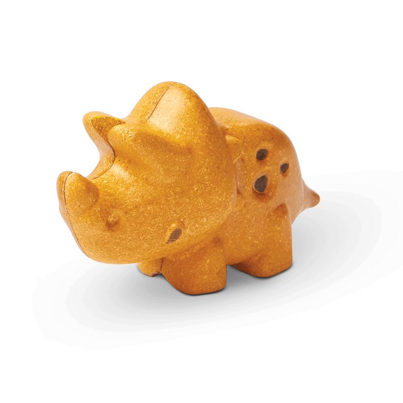 Plantoys| Triceratops Wooden Figure, 1 of 9