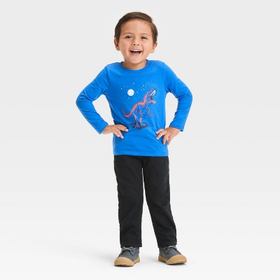 T-shirt Garçon Cat & Jack - Bleu étoiles - XS (4-5 Ans) - Manches Courtes - Neuf