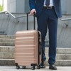 Coolife 6-Piece ABS Hardshell Luggage Set - Lightweight & Durable Suitcases with Dual Spinner Wheels - 3 of 4