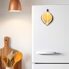 Unique Bargains Refrigerator Magnet Irregular Shape Beige Orange 1Pc - 2 of 3