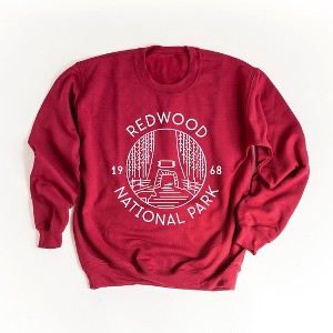 Simply Sage Market Women's Graphic Sweatshirt Redwood National Park - 1 of 3