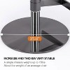 Orange Black Titanium Stainless Steel Bar Stools Swivel Adjustable Height for Kitchen Counter and Dining Room - 3 of 4