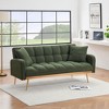 NicBex 69 Inch Loveseat,Modern Adjustable Teddy Loveseat Sofa with 2 Pillows,Upholstered 2-Seater Couch Set for Living Room,Bedroom,Lounge - 3 of 4