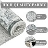 Oriental Machine Washable Rug, Vintage Area Rug Non-Slip Floor Carpet, Easy-Cleaning Rug for Bedroom Office Home Decor - 4 of 4