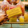 Willy Wonka Wallet, Fold Over, Snap Pouch, Chocolate Factory Golden Ticket Text, Yellow, Vegan Leather - 4 of 4