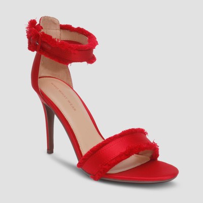 target red high heels