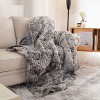 KTMBDW Faux Fur Throw Blanket for Couch, Fuzzy Soft Plush Thick Bubble Blanket for Sofa Bedroom Living Room, 50 * 60 Inches, Tie-dye - 2 of 4