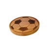 Slickblue Sports Ball Design, 5 Options, Pine Wood Cutting Board, 13" Dia. – Perfect for Entertaining & Kitchen Use - 2 of 3