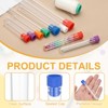 Unique Bargains Plastic Portable Craft Knitting Sewing Needle Storage Holders 8 Pcs - 3 of 4