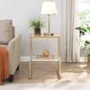 Anybear 2-Tier Acrylic Glass End Table - 4 of 4