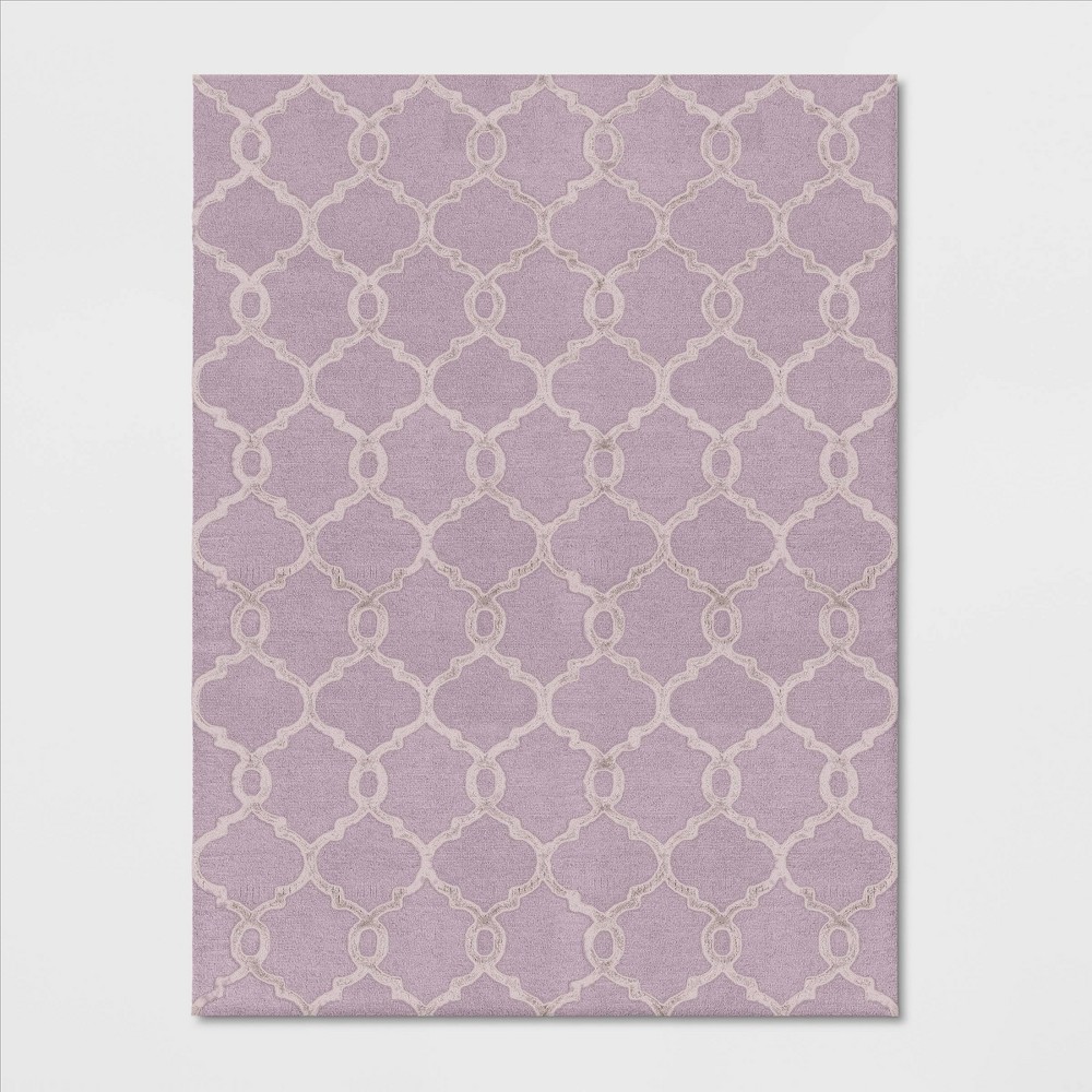 9'X12' Trellis Tufted Viscose Area Rug Pink - Opalhouse was $499.99 now $249.99 (50.0% off)