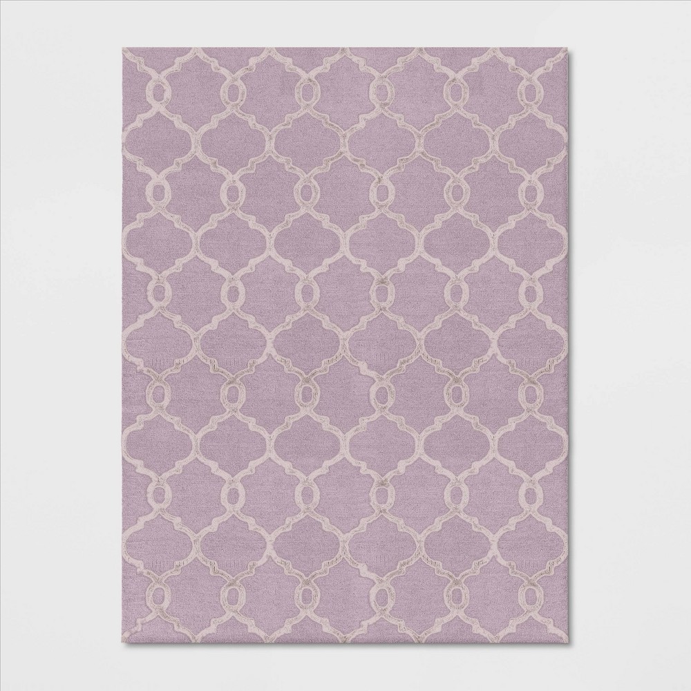 9'X12' Trellis Tufted Viscose Area Rug Pink - Opalhouse was $499.99 now $249.99 (50.0% off)