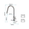 LOVMOR 16"Touch Kitchen Faucet with Pull Down Sprayer,Gold - 4 of 4