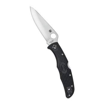 Spyderco Endura 4 3.80-Inch Durable Steel Blade Foldable PlainEdge Knife (Black)