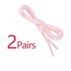 Allegra K Flat Satin Ribbon Solid Color Sports Shoes Sneakers Shoe Laces 2 Pairs - 3 of 4