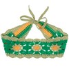 Unique Bargains Women's Cute Hollow Lace Up Knitted Crochet Headwrap 21.26"x3.15" Green 1 Pc - 4 of 4