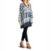 Women's Paisley V-Neck Mini Dress - Velzera - 2 of 3