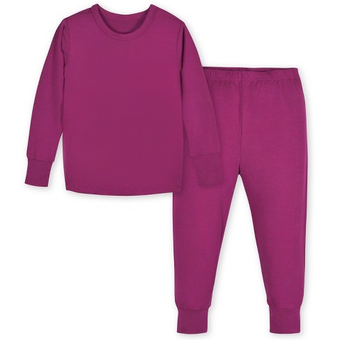 Burt's Bees Baby® Toddler 2pc Ultra Soft Snug Fit Pajama Set - Purple 3t :  Target