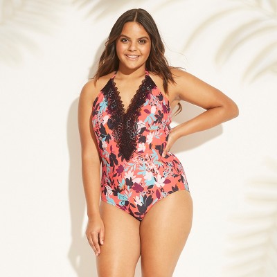 target plus size womens swimsuits